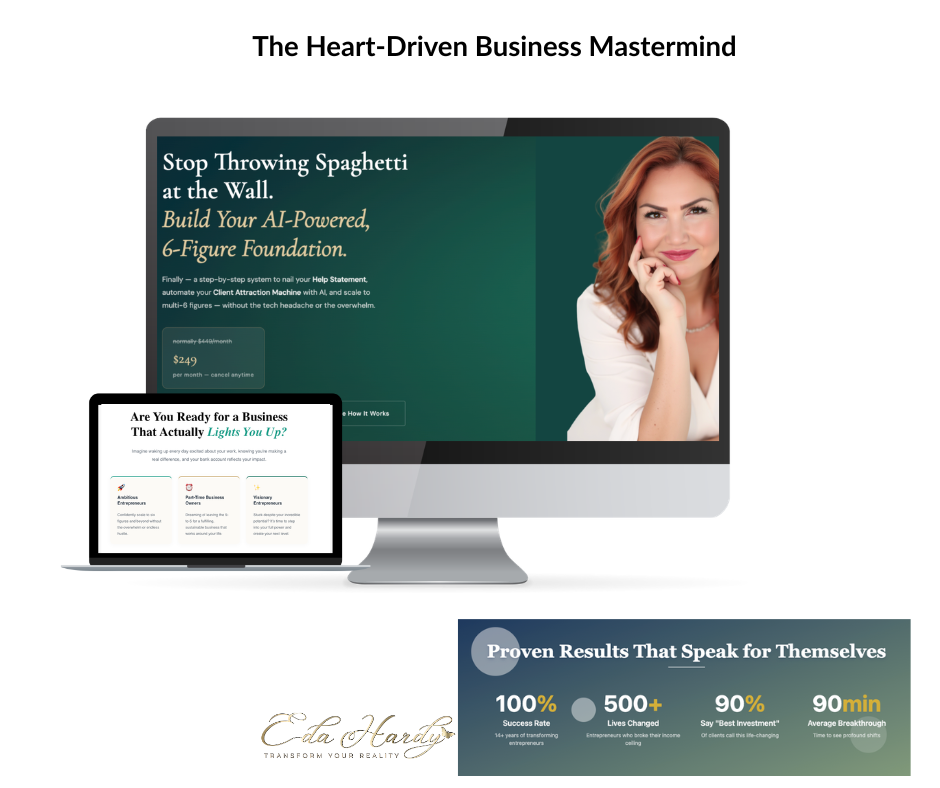 Heart driven business mastermind